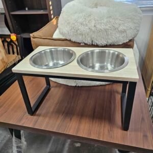 Collapsible Elevated Feeder Double Cat & Dog Bowl, 4 cup