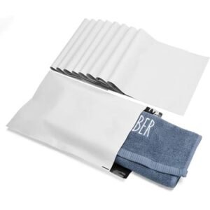 (50-1000 Pack) 7.5x10.5 Poly Mailers Envelopes Self Sealing Plastic Shipping Bag - White