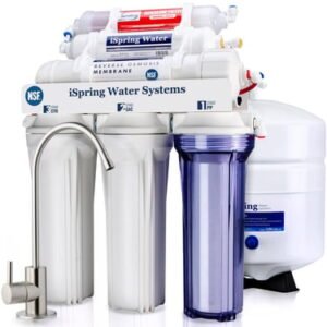 iSpring RCC7AK, NSF Certified 75 GPD, Alkaline 6-Stage Reverse Osmosis System