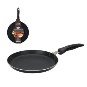 Alpine Cuisine 12" Aluminum Griddle – Nonstick Gray